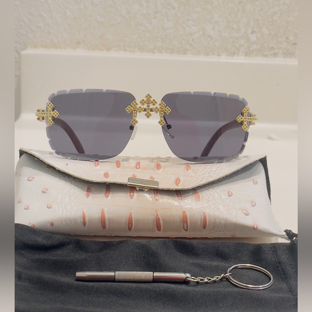 Gothic Cross Sunglasses